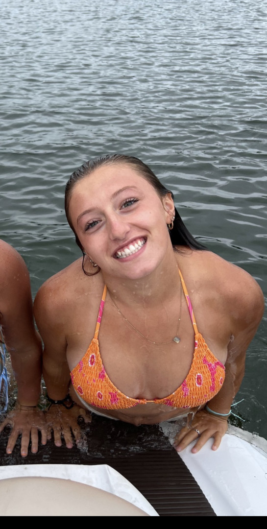 “That’s ok, you can cum on my tits”!